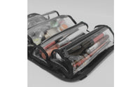 Makeup Organizer Bag with Detachable Compartments Waterproof Rollcosmetic Organizer Bag Lightweight Cosmetic Case for Journeyers
