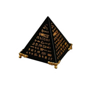 Faceted Pyramid Ornament Decorative Tetrahedral Ornament Collectible Home Decor