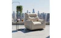 Washable Cover Single Lazy Sofa Wear-Resistant Material Upholstered Bean Bag Armchair High Resilience Modern Floor Lounger Ergonomic Design for Bedroom, Balcony, Living Room