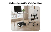 Posture Correction Adjustable Footrest Reduces Leg Fatigue Adjustable Massaging Foot Platform Non-Slip Design Footstool Massage Rollers for Students, Adults, Gamers, Workstation, Study Room, Gaming Setup