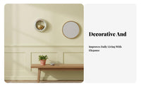 Door Entry Tone Crisp and Clear Tone Modern Brass Gong No Battery Door Tone Easy-Mount Installation Shopkeeper's Gong