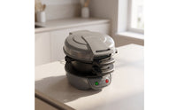 Breakfast Sandwich Maker Electric Burger Maker Compact Egg Cooker with Lid for Students, Commuters, Small Kitchens, Dorm Rooms, Recreational Vehicles