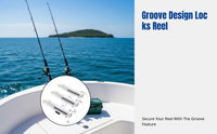 304 Stainless Steel Triple Rod Holder, Fishing Rod Rack, Removable Pin, Boat, Tackle Box Accessory
