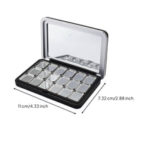 Cosmetic Storage Case with Mirror Customizable Refillable Makeup Organizer Makeup Case with Mirror Attractive