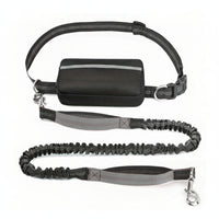 Shock-Absorbing Waist Leash Reinforced Stitching Pet Gear for Walking