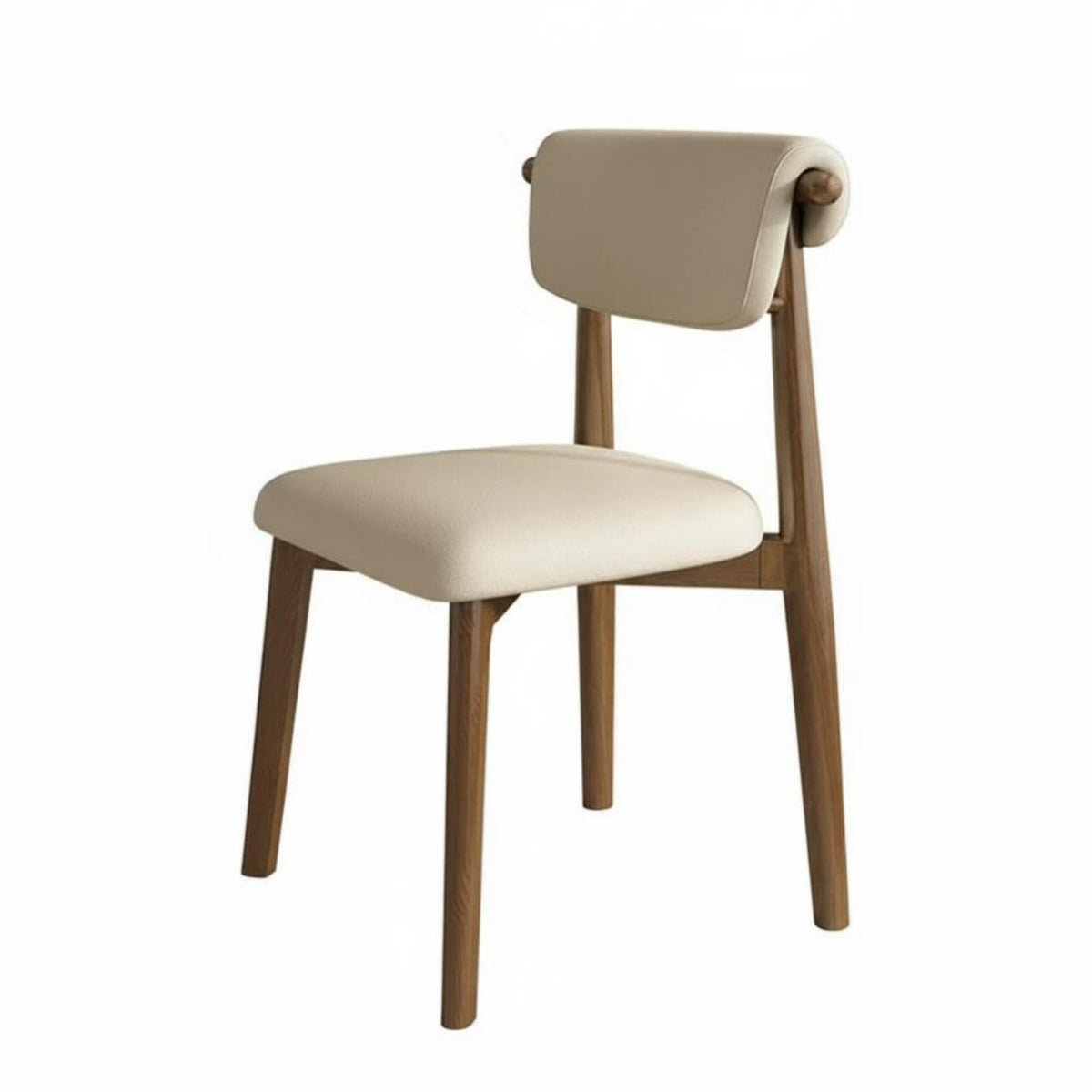 High-Resilience Cushion Upholstered Winged-backBack Chair Ergonomic Backrest Upholstered Side Chair Soft and Breathable Seating Furniture Sturdy Frame for Homeowners, Restaurant Owners, Hotel Managers, Dining Room, Cafe, Kitchen, Office