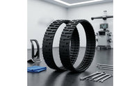 2 Pieces Black Replacement Tire Shock Absorption Deep Groove Tire Cushioning Vehicle Part