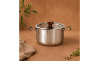4 Pieces Camping Cookware Kit Resistant Camping Pot Set Outdoor Use Portable Cooktop Cookware for Campers