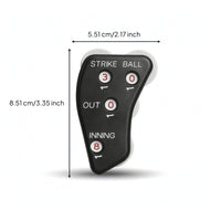 Handheld Baseball Umpire Counter Compact Umpire Counter Counter Portable Four-Way Indicator Easy to Use for Umpires, Referees, Coaches, Softball Games, Training Sessions