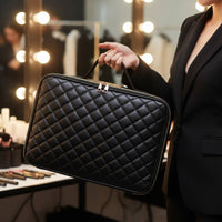 Professional Makeup Artist Bag Large Capacity Adjustable Divider Makeup Case Multifunctional Cosmetic Organizer with Dividers