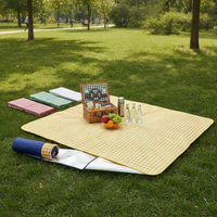 Outdoor Picnic Blanket Camping Mat - Waterproof, Thickened, Portable for Hiking, Beach, and Tent