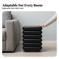 Modern Design 2-Tier Ladderdesign Table Fully Assembled 2-Level Accent Table Space-Saving Nightstand distinctive Shape for Apartment Dwellers, Homeowners, Students, Bedroom, Living Room, Lounge Area, Office