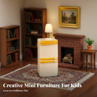 Realistic Design Dollhouse Room Furniture Cute Design Miniature Furniture Set Develops Creativity for Doll Collectors, Hobbyists, Dollhouses
