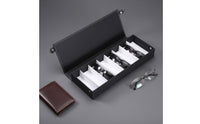 8 Compartment Glasses Box Lidded 8-Compartment Sunglasses Organizer Eyewear Collection Box Stylish Design Spectacle Storage