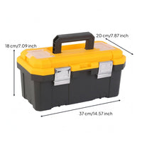 Plastic Tool Storage Case Sturdy Double-Layer Tool Storage Case Rectangular