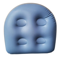 Inflatable Bathtub Cushion Tufted Bath Cushion with Suction Cups Inflatable Bath Pillow Padded Non-Slip for Adults