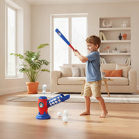 Baseball Training Toy with Hitting Stick Bright Batting Practice Set Plastic