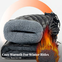 Fleece Lined Winter Scooter Hand Warmers Windproof Scooter Hand Warmers Cold Resistant for Electric Bike Cyclist S, Cyclists