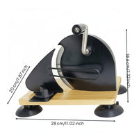 Uniform Slices Manual Bread Cutter Easy to Clean Adjustable Toast Cutter Space-Saving for Home Bakers