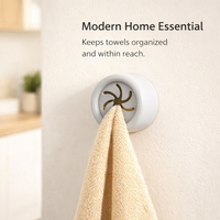 Sink and Countertop Kitchen Organizers with Single Hook, Wall Mounted Rag Holder Clip for Students