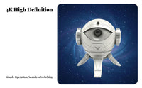 Adjustable Projection Angle Astronaut Space Light Display Controller Controlled Starry Sky Light Display USB-C Powered for Bedroom