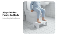 Two-Tier Step Stool Non-Slip Design Two-Level-Height Toilet Learning Stepper Easy to Clean Washroom Accessory for Children, Kids, Toilet, Sink