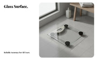 Electronic Glass Scale High-Precision Digital Body Weight Scale Anti-Skid Health Appliance for Students, Dieters, Home, Dormitory, Bedroom