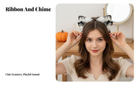 With tinkling chimess fluffy creature headpieces Hairband Cute Appheadpieceance fluffy headpieces headpieceband cute and fashion headpiecewheadpiece universal fit for Cospelements, Adults, Halloween, Cosplay Events, Themed Photoshoots, carnivals