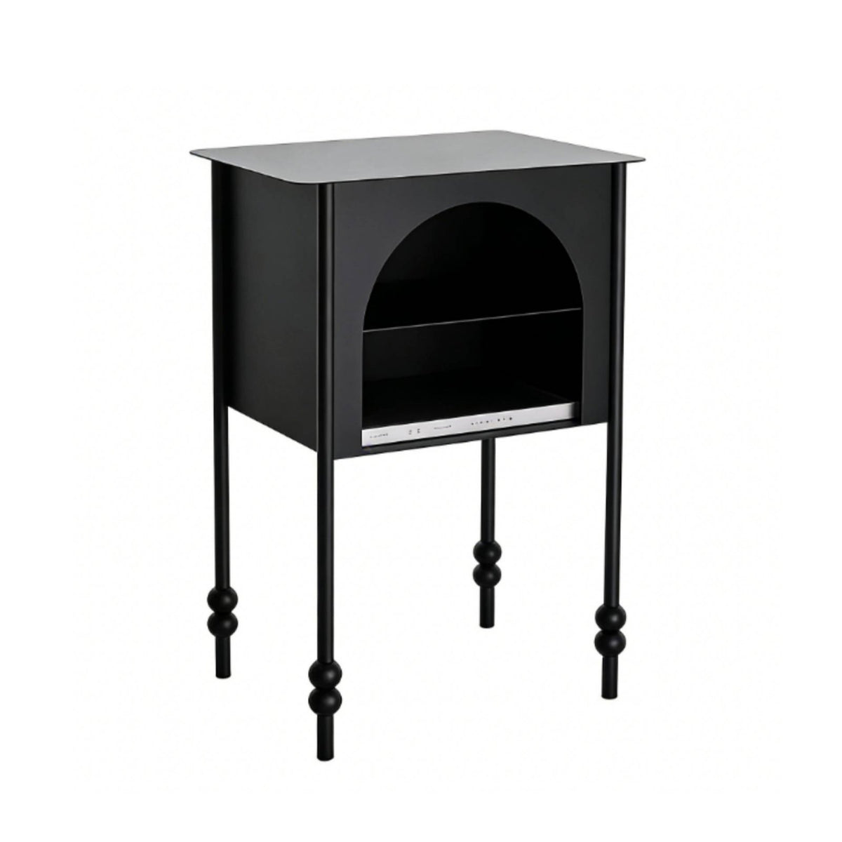 Nordic design Narrow Ribbon-Form Stand Space-Saving Nightstand adaptable Use Side Table Minimalist Design for Apartment Dwellers, Students, Homeowners, Bedroom, Small Spaces, Living Room, Hallway