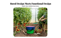 Elastic Straps Portable Farming Stool Thick Soft Cushion Wearable Gardening Stool Long-Lasting for Gardeners, Field Workers, Weeding