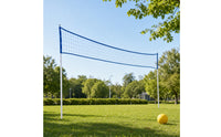 Volleyball Net Full Kit Adjustable Height Portable Volleyball Net System Quick-Collapse for Families, Beach