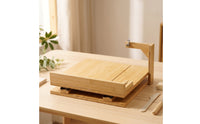 Soap Cutting Tool with Wire Bamboo Wire Soap Cutter Wooden for Crafters, Craft Studios