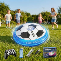 Bubble Soccer Car Translucent Circular Band Football Bubble Toy Car Kids Plaything Light and Sound 2.4G