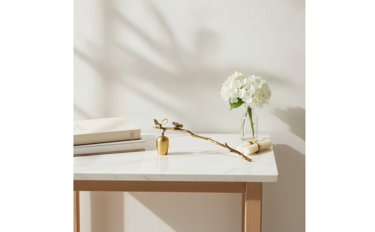 Ginkgo Leaf Candle Snuffer Botanical Brass Candle Snuffer Vintage-Inspired