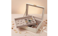 Removable Tray Jewelry Storage Box