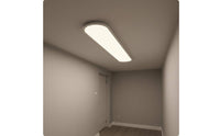 Full Spectrum Linear Ceiling Light Eye Friendly Long Strip Ceiling Light Nordic Design Home Fixture Modern Minimalist for Balcony, Corridor