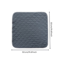 Wheelchair Cushion Pad Reusable Wheelchair Seat Cushion Quilted Seat Pad Non-Slip Slim for Caregivers, Wheelchairs, Home Care