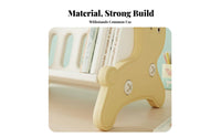 Deer Desktop Bookshelf Child-Safe Design Kids Bookshelf Space-Saving for Parents