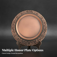 High-Quality Engraving Metal Award Plate Finely Electroplated Round Award Disc Personalized Engravable Metal Plaque Exquisite Craftsmanship for Schools, Companies, Event Organizers, Recognition Events, Sports Competitions, Office Display, Workplace