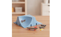 Fingerboard Ramp Complete Finger Skateboard Ramp Mini Skateboard Starter Fingerboard Tabletop for Fingerboarders, Desk