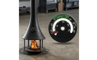 Analog Fireplace Thermometer Optimal Temperature Zone Fireplace Thermometer