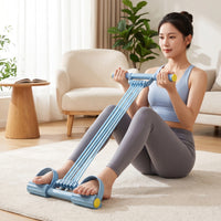 10-Tube Resistance Band Thickened Foot Pedal Resistance Band