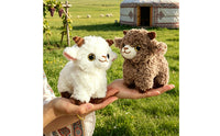 Sheep Stuffed Toy Fuzzy Sheep Stuffed Animal Plushie Soft Cartoon for Children, Shelf, Desk