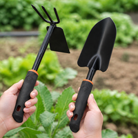 Gardening Tools, Hoe, Weeding Tool, Garden Shovel, Set of 8, Steel, For Home Vegetable Gardens, Yard Work