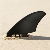 Black Surfboard Tail Fin Streamlined Nylon Fiberglass Fin Plastic Board Accessory