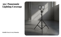 Power-Storing Illuminating Task Complete Panoramic Lighting Degree Lighting Adjustable Tripod Floodlight Sturdy Portable Emergency Light