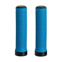 Handlebar Grips with End Caps Anti-Slip Handlebar Grips with Aluminum Clamp Textured High Friction for Cyclists, Cycling