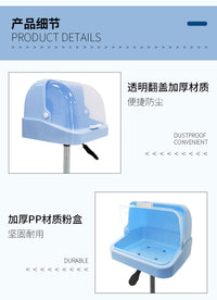 Adjustable Height Magnesium Powder Stand with Stainless Steel Frame