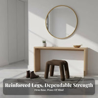 Luxury Design Upholstered Square Stool Soft Padded Seat Upholstered Cube Stool Multi-Purpose Household Furniture Comfortable for Home Decor lovers, Office Workers, Living Room, Entryway, Cloakroom, Bedroom