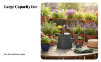 Long Spout Watering Can Large Capacity Watering Can with Sprinkler Head Easy to Fill 3.8L Garden Waterer for Gardeners, Outdoor, Balcony, Patio